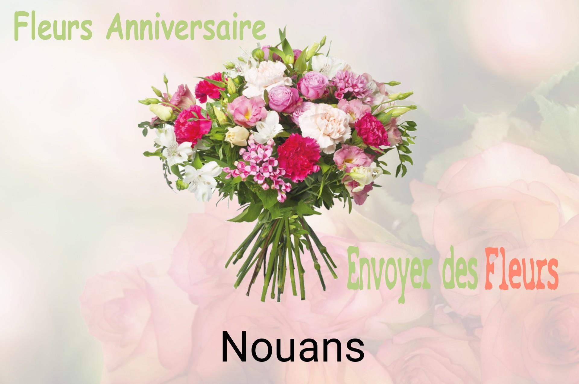 Bouquet de fleurs d’anniversaire livré à Nouans